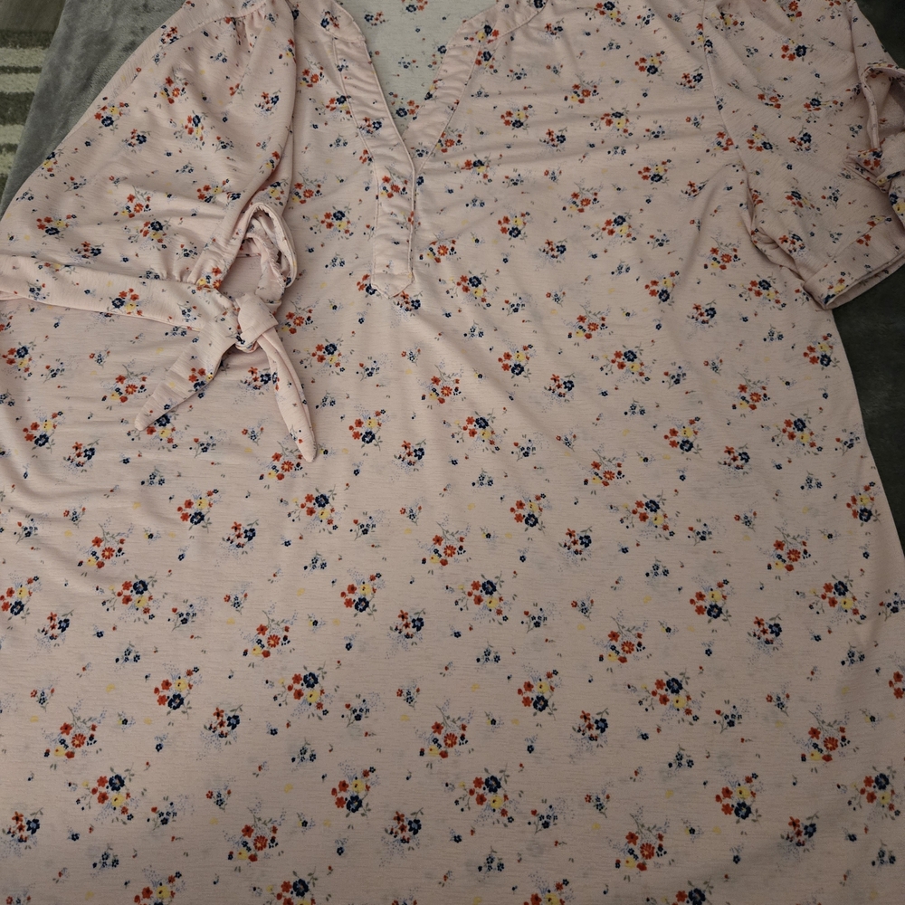 Floral Pink Blouse